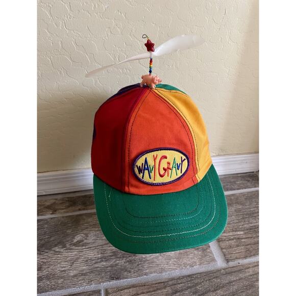 Vintage WAVY GRAVY Grateful Dead Clown Interstellar Propeller Hat Beanie - Picture 2 of 7